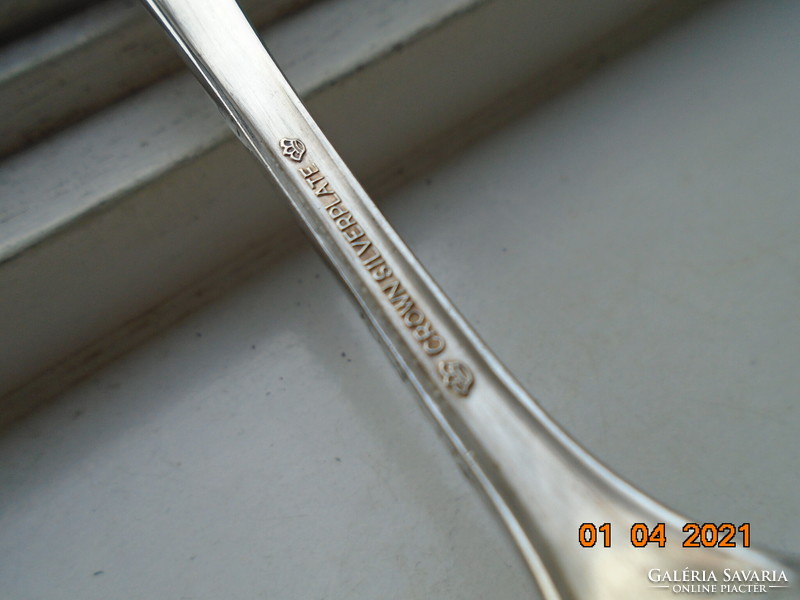 1939 Radiance pattern silver plate spoon with crown silverplate mark
