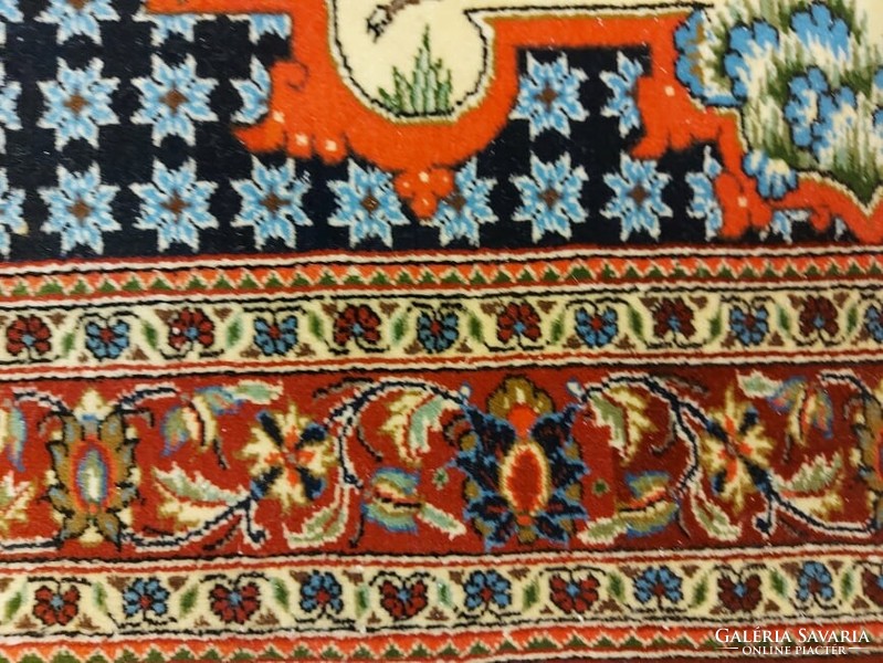 New original Iranian qoum 80x117 hand-knotted merino wool persian rug ff_10