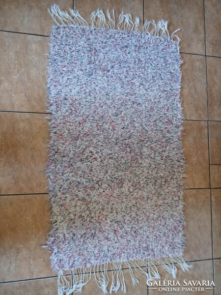 Kb.100x54 cm kézi szövésű pamut szőnyeg    X