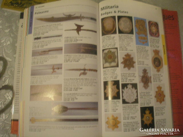 N 35 Miller's Antiques price guide, lexikon  2006-os  800 oldalas mindenre kiterjedő témakörben