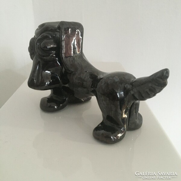 Ceramic dog, dachshund