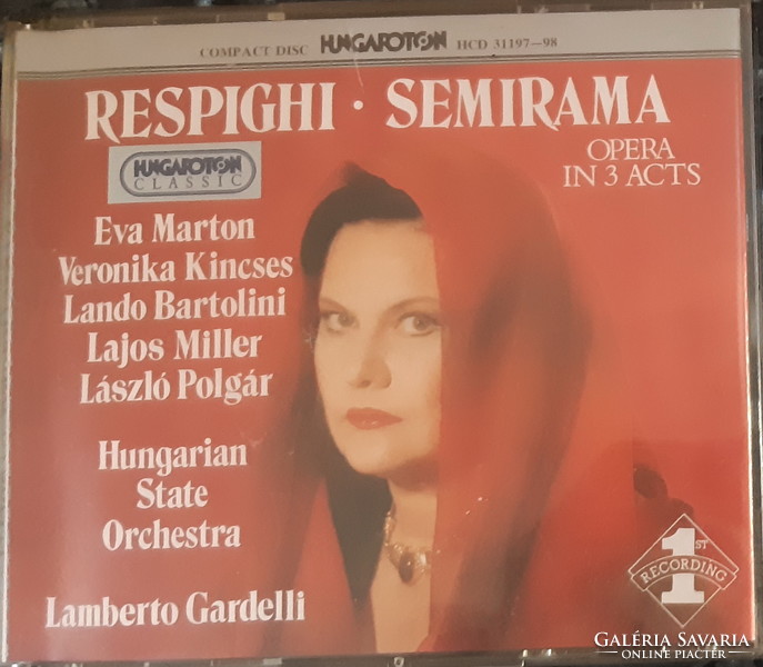 RESPIGHI : SEMIRAMA  OPERA  MARTON ÉVA    GARDELLI    2  CD SET   RITKA !
