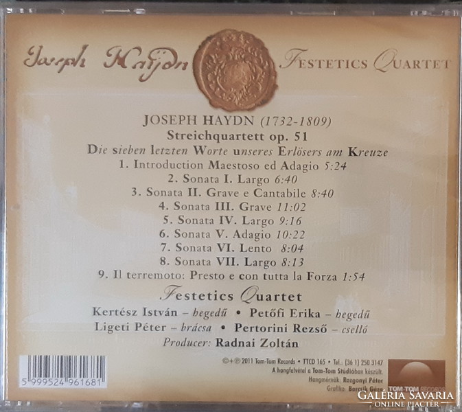 Festetics quartet haydn cd