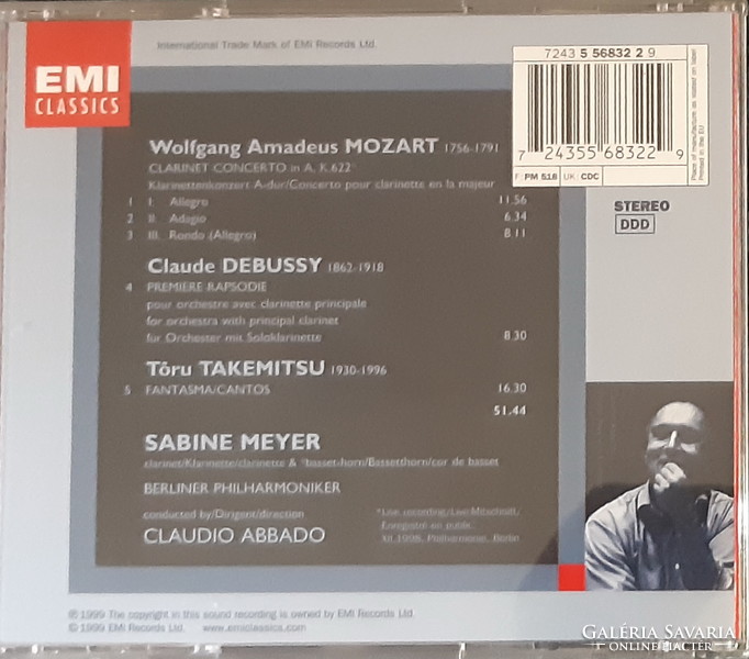 Sabine meyer clarinet cd