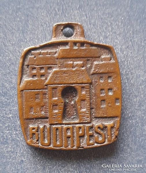Budapest cast bronze pendant