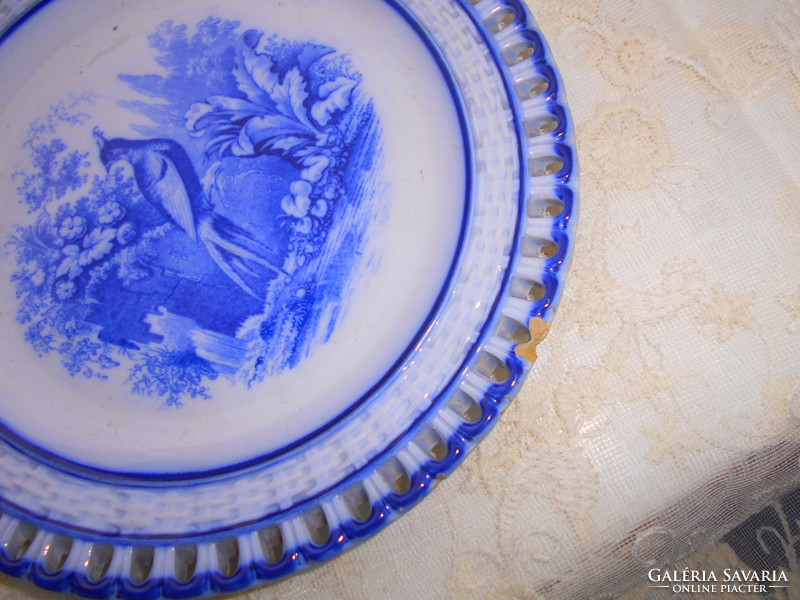 Waechtersbach porcelánfajansz  fali tányér 1800-as évek végéből