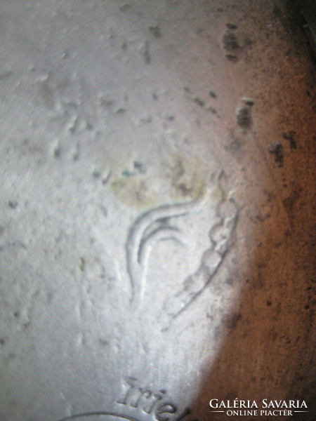 Frieling , Antik ón kiöntő 92 % os  régi nehéz tárgy , legalább150 éves  1,3 kg  , fala  3 mm