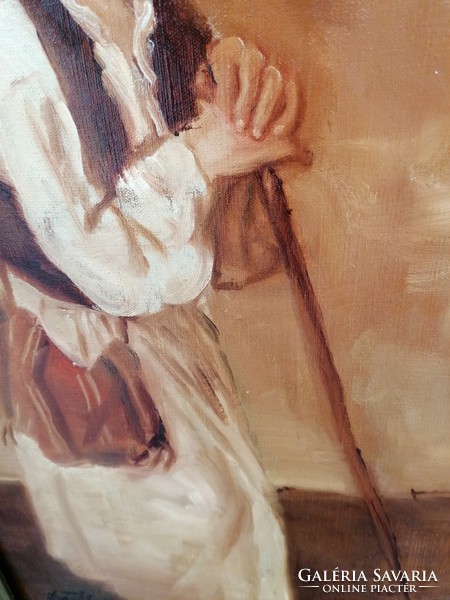 Peter Szüle (1886-1944) with original painting guarantee