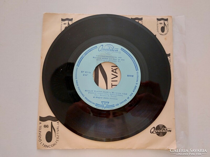 Retro record vinyl record 1966 Dance Festival Salay Times