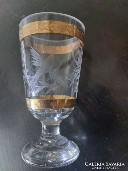 Bird polished crystal decorative glass