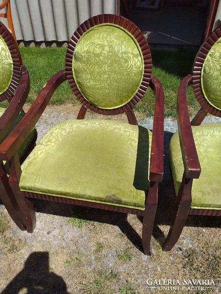 6 large armchairs for sale