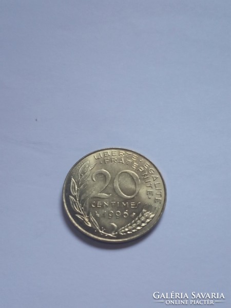 Unc 20 centimes France 1996!