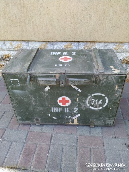 Retro pine chest for sale! Red Cross aid chest for sale! 3 Pcs