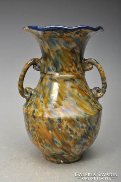 Rare art deco ceramic vase 19.5 cm field trip