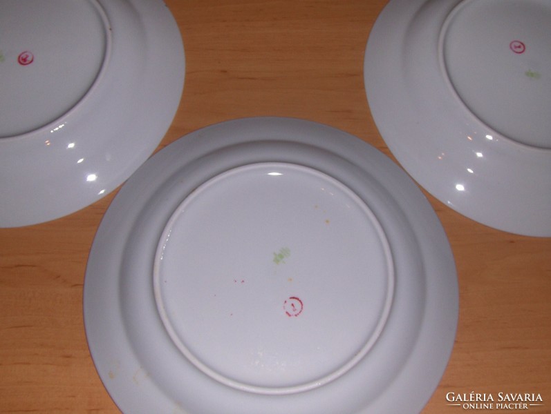Hollóház porcelain flat plate 3 pcs in one (s)