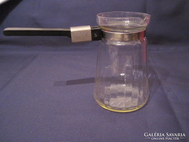 Heat-resistant glass (Jénai) coffee or tea brewing spout 13cm