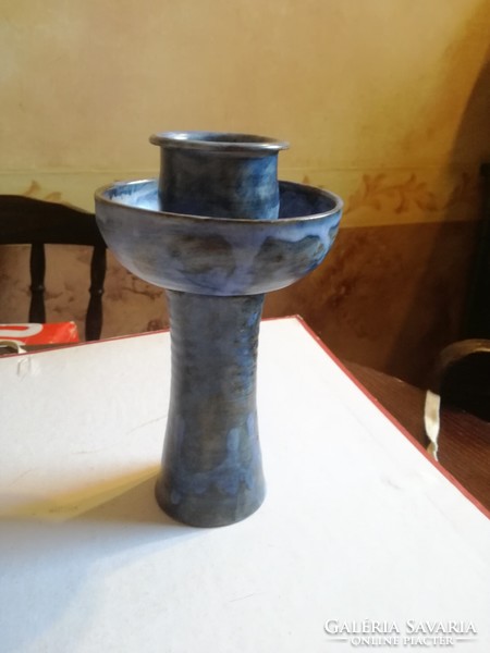 Scandinavian ceramic vase / candle holder