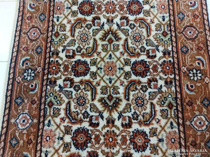 Eredeti herati minta 73x240 kézi csomózású gyapjú perzsa futó szőnyeg BFZ_139