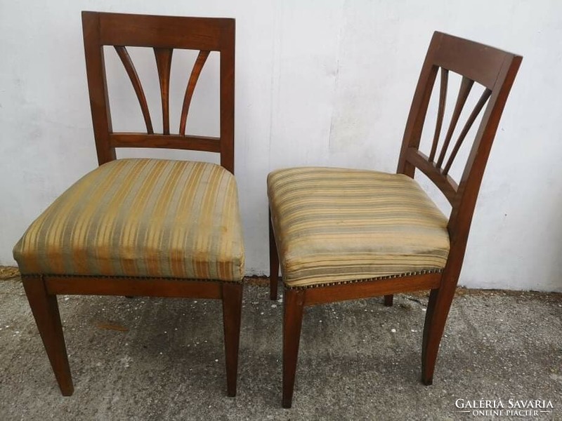 2 Biedermeier chairs
