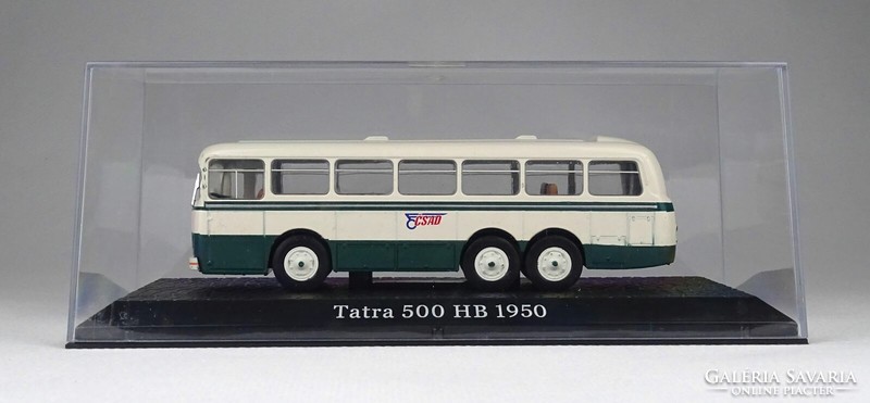 1J196 Tatra 500 HB 1950-es autóbusz modell díszdobozában