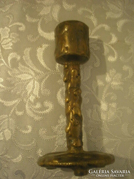 Antique unique rare serious art candle holder 14 cm 3 feet in beautiful condition for sale