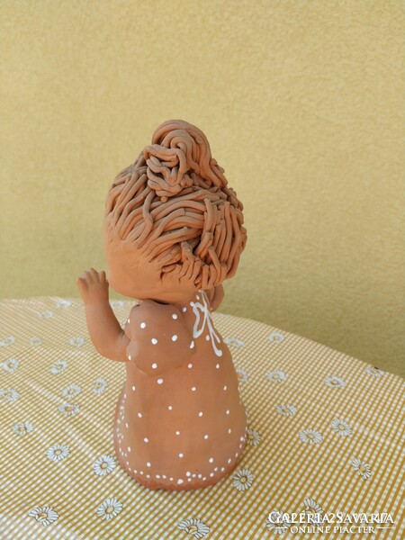 Retro ceramic little girl, sculpture for sale!