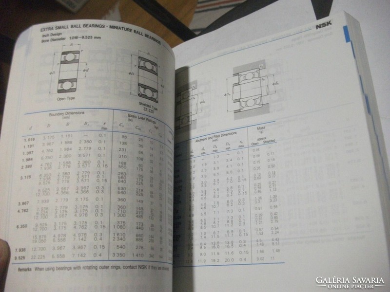 Specialist book rolling bearings catalog nsk - rolling bearings s 400 pages in English