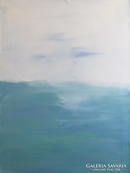 Horváth branch: the spirit of the sea - abstract painting from the artist