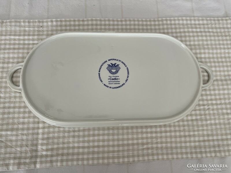 Large serving tray of villeroy & boch cadiz with quince ears