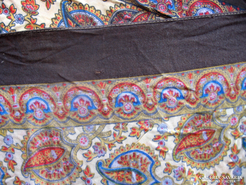 Turkish patterned silk scarf