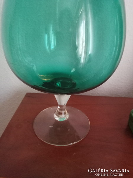 Glass cup 27 cm high