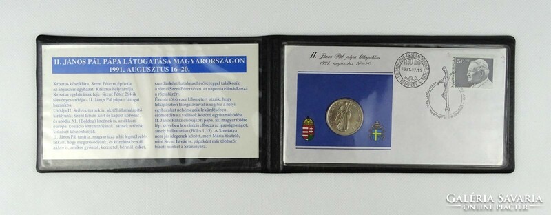1J022 ii. Pope John Paul's visit to Hungary in 1991. Souvenir