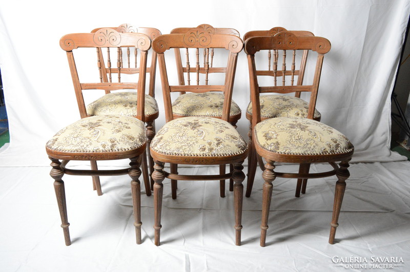 Antique Viennese Thonet chairs 6 pcs