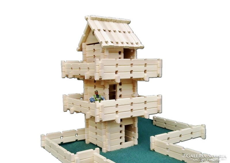 Logi Castle Logical Castle Building Game (4 sets, 344 building blocks)