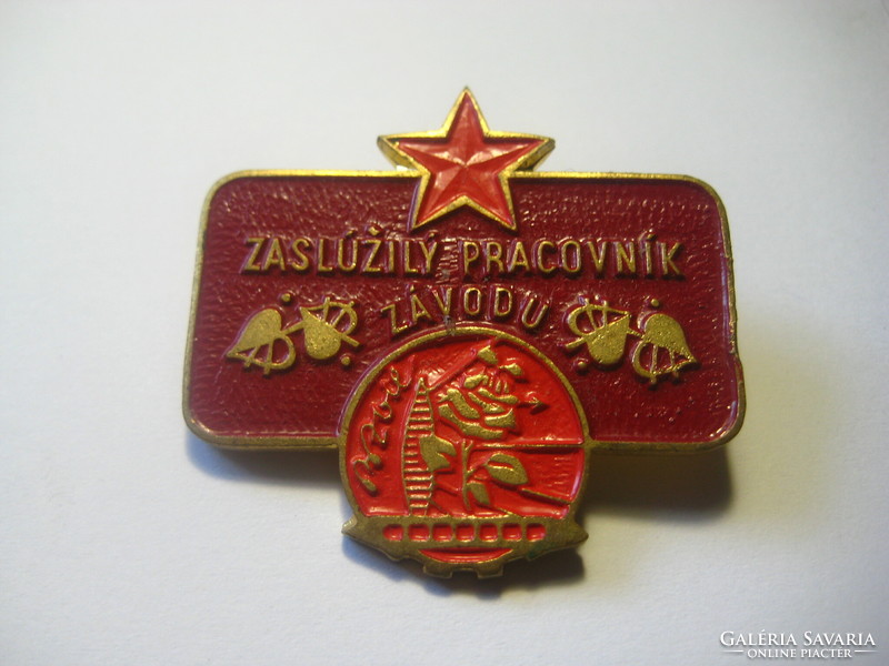 Czechoslovak badge 40 mm from the 70's
