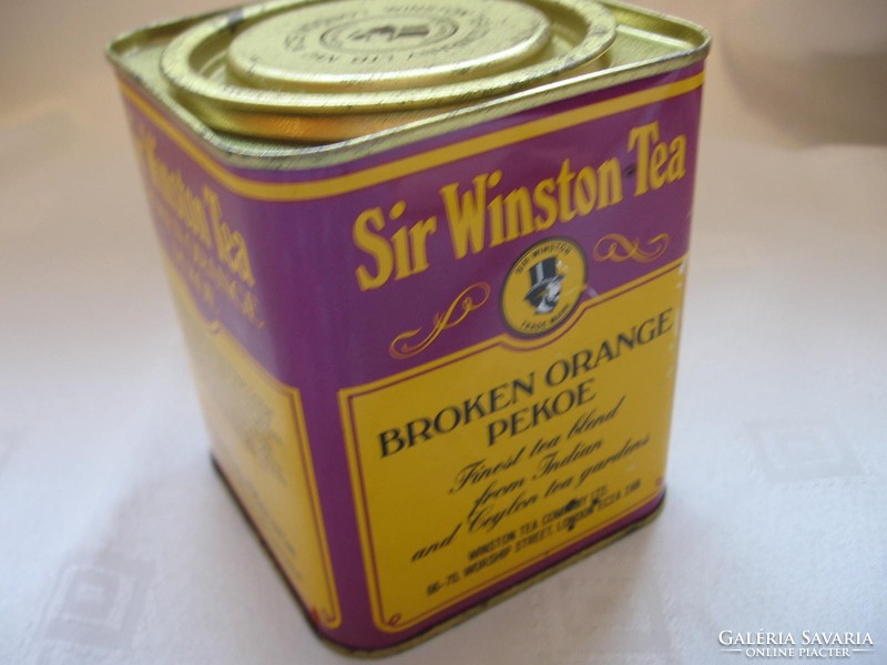 English tea box sir winston broken orange pekoe