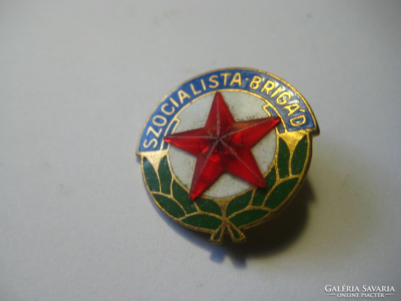 Socialist brigade, badge 28 mm from the 70's