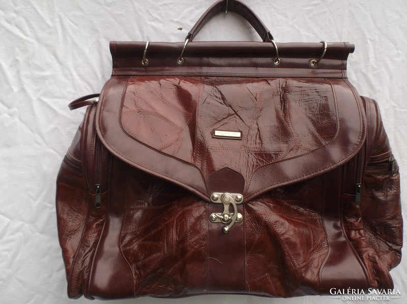 Bag - pearlini - 43 x 36 x 21 cm - genuine leather - elegant - exclusive - beautiful
