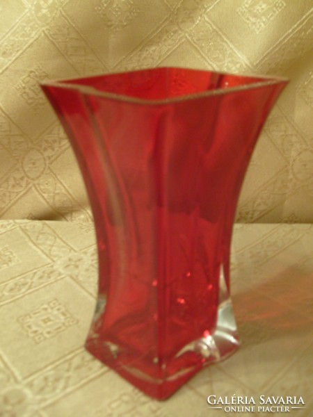 Art deco ruby vase rarity.