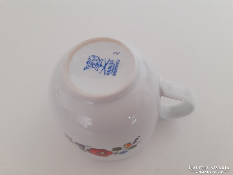 Retro Kalocsa porcelain cup erbe 150 years medical instrument inscription souvenir