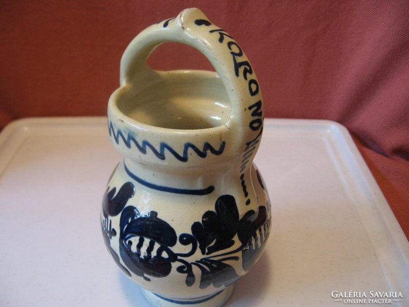 Mug, jug, vase with corundum handles