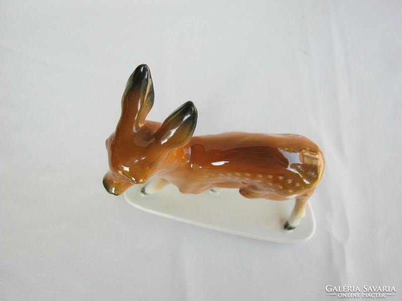 Volkstedt porcelain deer stag