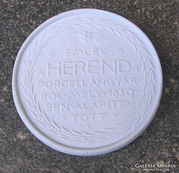Herend porcelain plaque