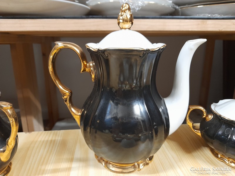 Exclusive German, German roschütz unger & schilde 1881-1930 coffee-mocha set, set.
