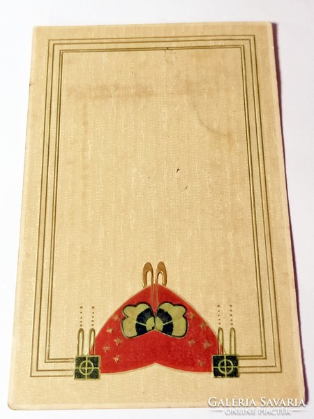 Gyűjtői ritkaság, dombornyomott, garfikai képeslap 234.