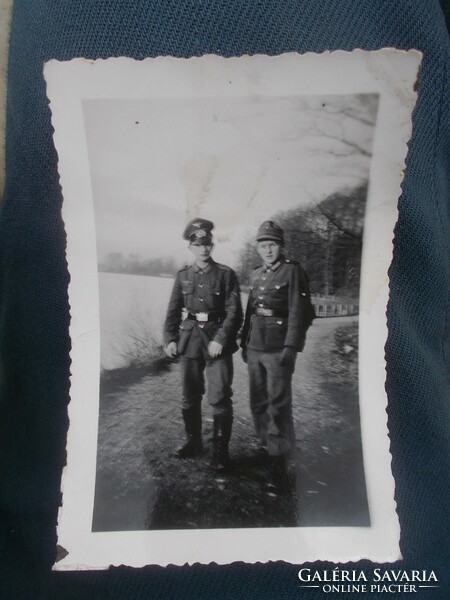 Original World War II photo photo with German soldiers