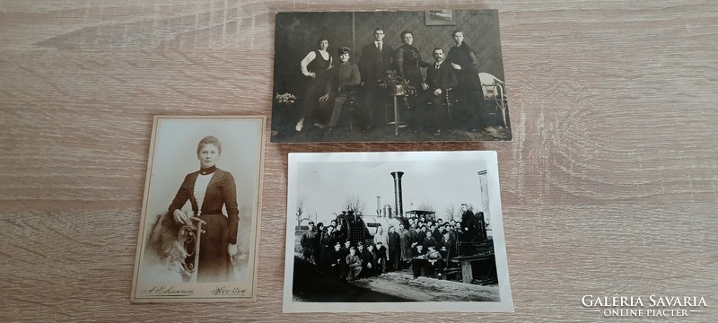 Old photos in one of the 3 pieces