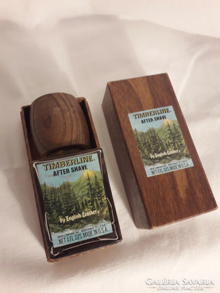 Vintage english leather timberline after shave ffi. In a perfume box