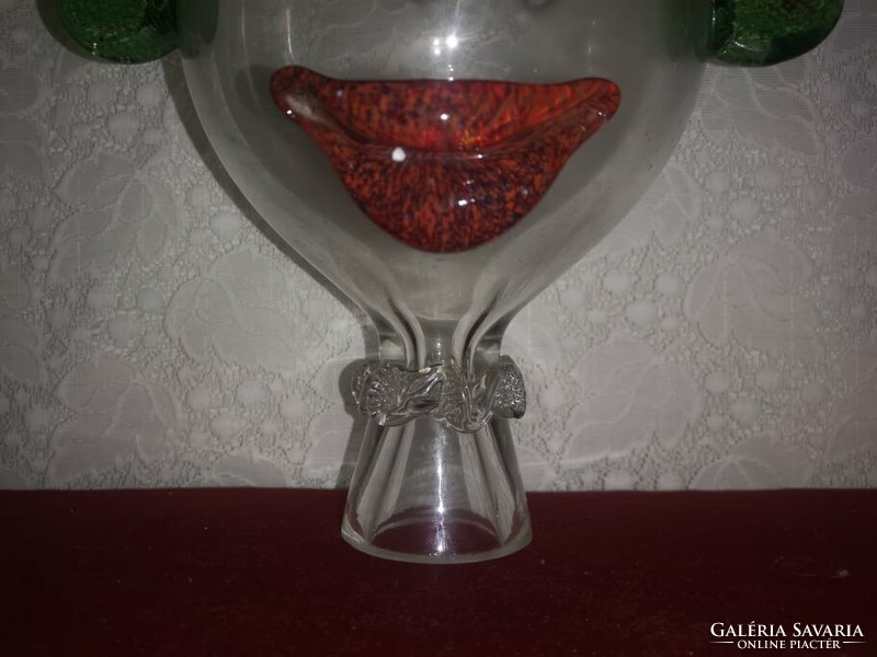 40 cm, Muránói üveg  bohóc