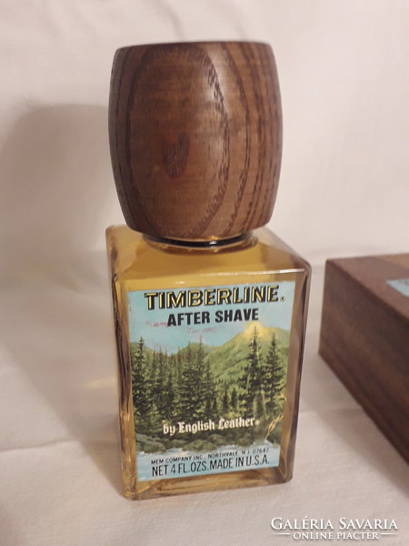 Vintage english leather timberline after shave ffi. In a perfume box